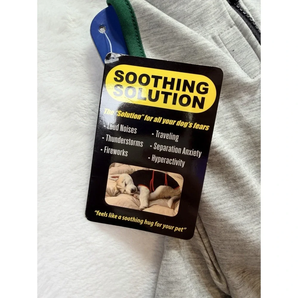 Michigan State Spartans Soothing Solution Vest Dogs Anxiety Shirt Calming SMALL